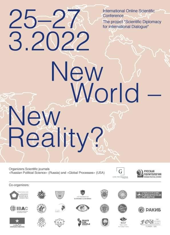 Naučna diplomatija – Održana naučna konferencija sa temom – “Novi Svet – Nova Realnost”
