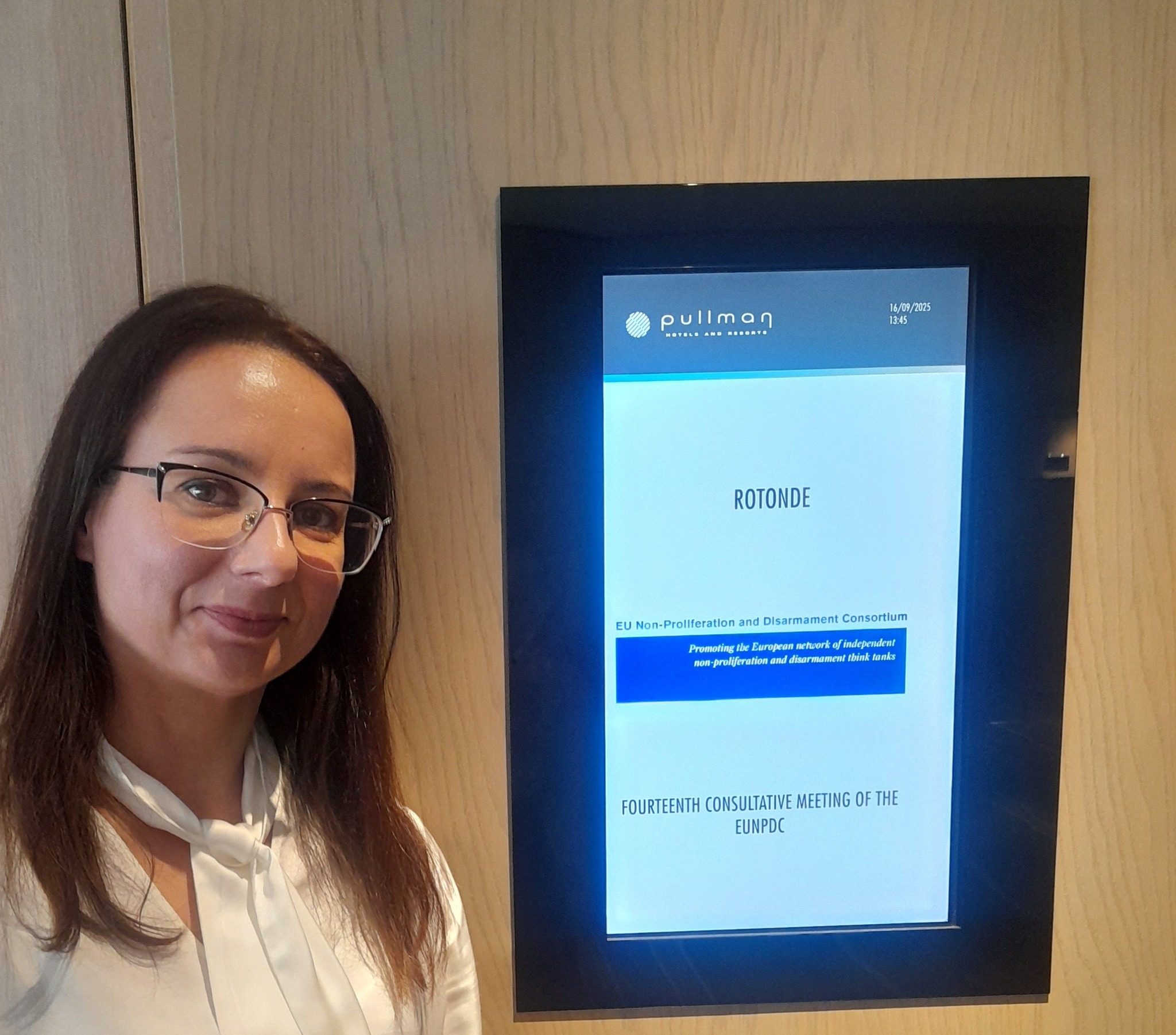 UČEŠĆE NA 14. SAVETODAVNOM SASTANKU KONZORCIJUMA EU ZA NEPROLIFERACIJU I RAZORUŽANjE